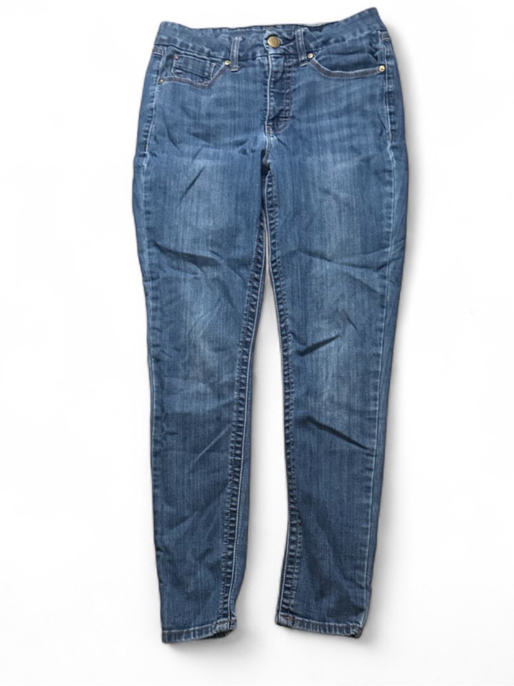 Seven7 Women's Blue Stretch Skinny Jeans